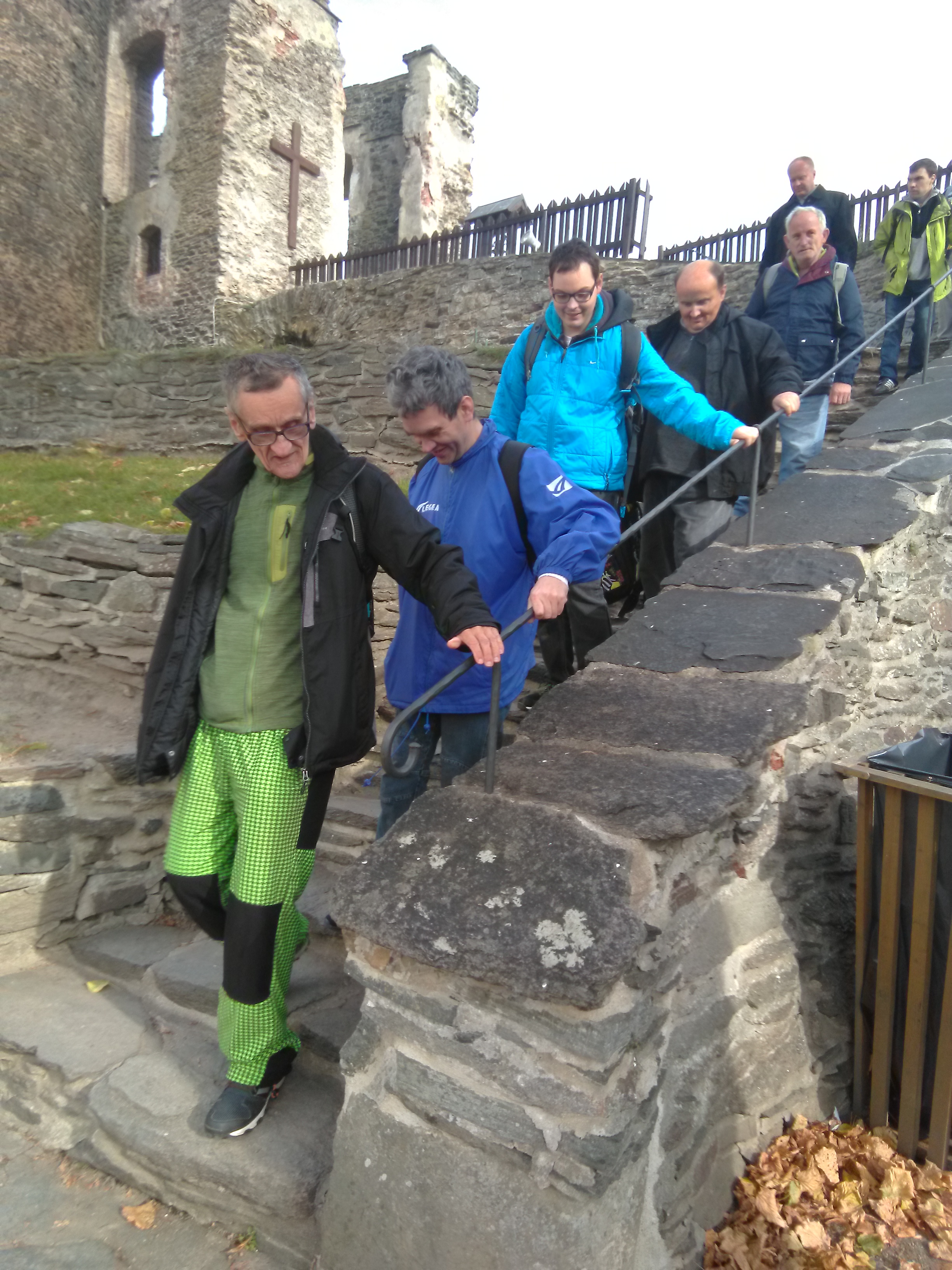 A teď dolů a hurá na prohlídku