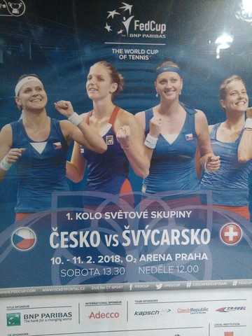 Fed Cup 2018 (ČR - Švýcarsko)