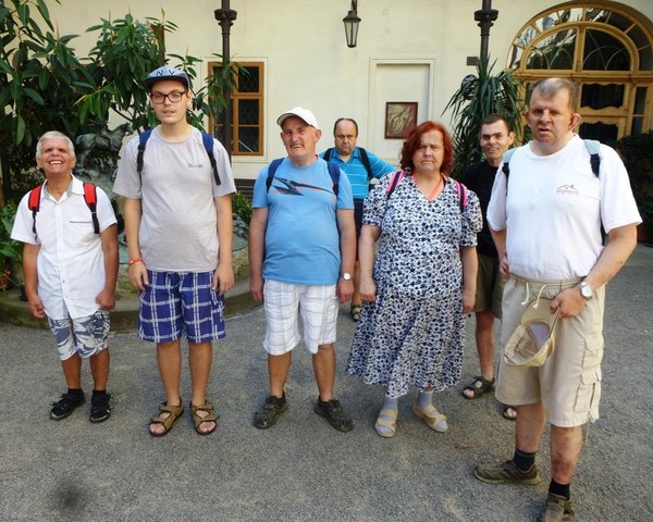 Tak to jsme my, a už se těšíme na prohlídku