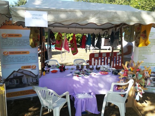 Stánek Domova pod Kuňkou