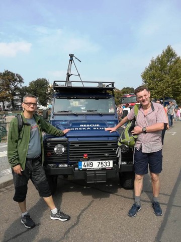 A teď trocha techniky - vůz horské služby