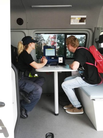 Mobilní pracoviště celní správy