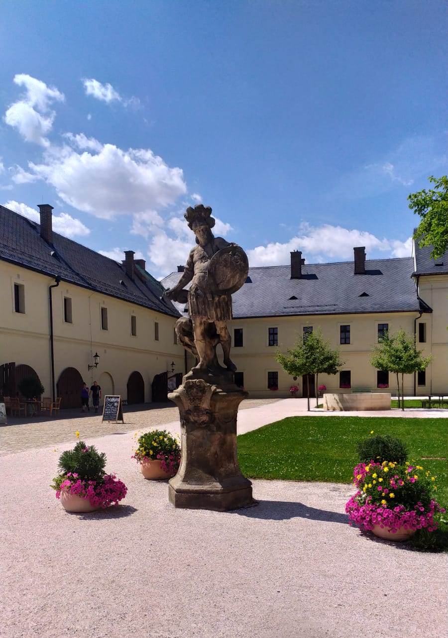 Nádvoří hospitálu
