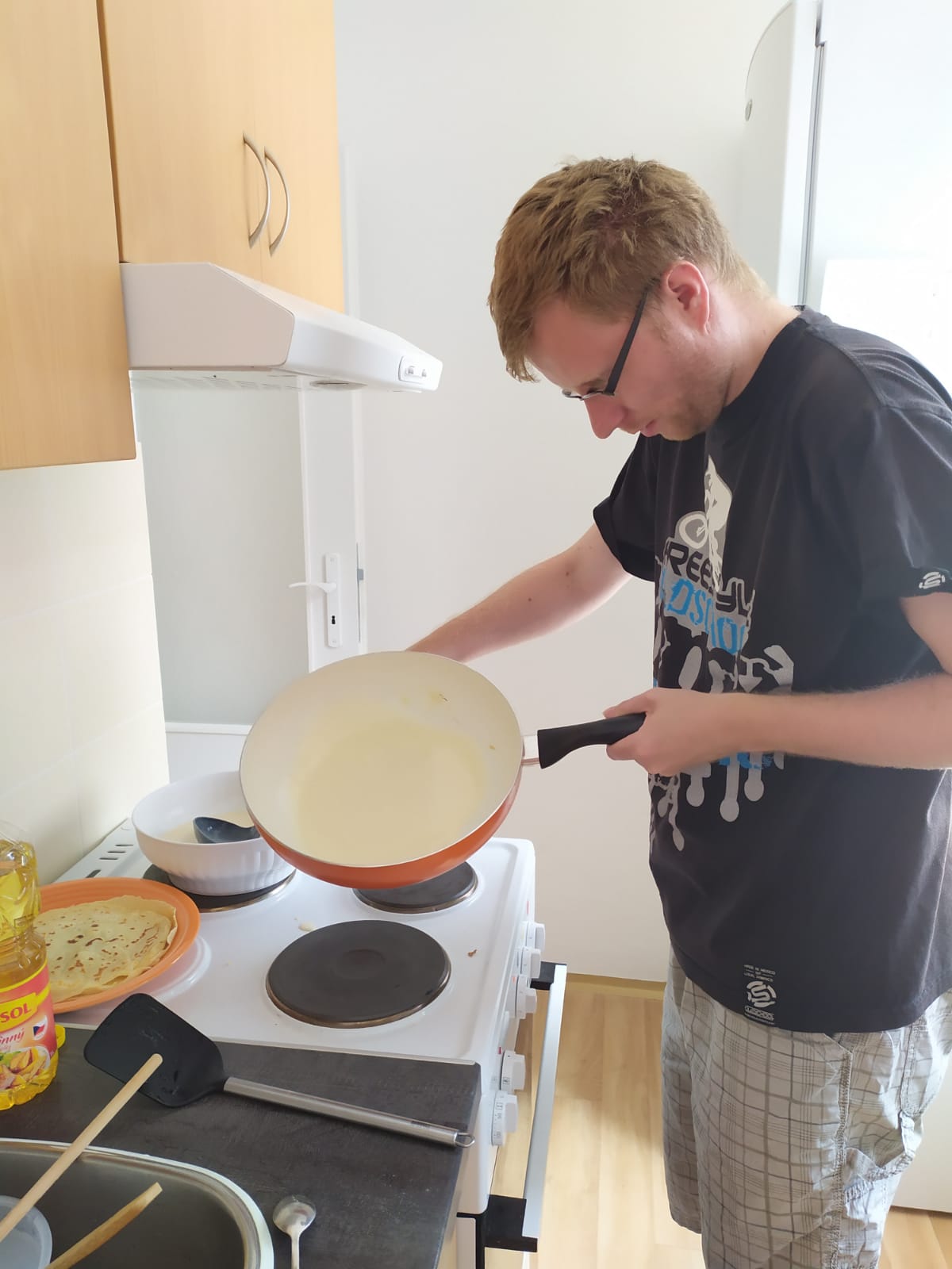 Ještě pořádně rozpálit olej